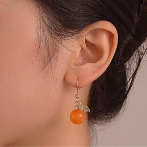 Orange Earrings